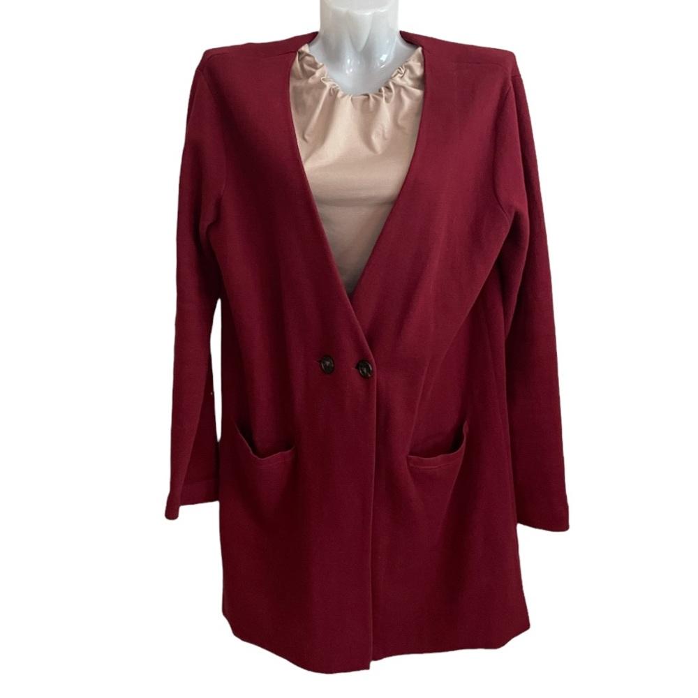 J Crew Mercantile sweater blazer in EUC